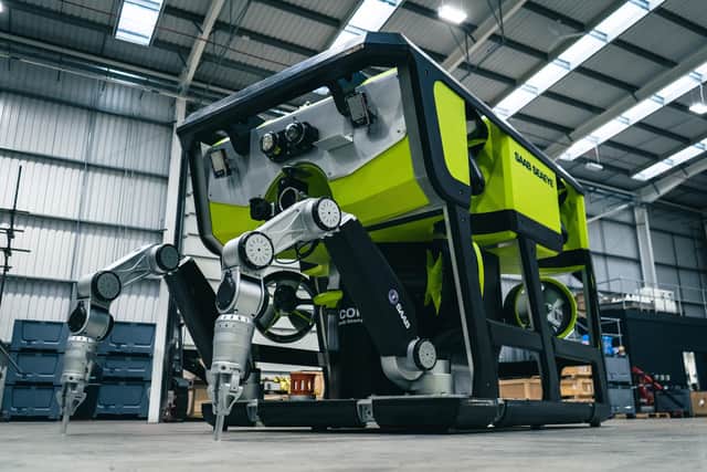 The new eWROV product, is the worlds most capable and intelligent all-electric, work-class underwater robot, that will be built in Saab Seaeyes new facility in Fareham.