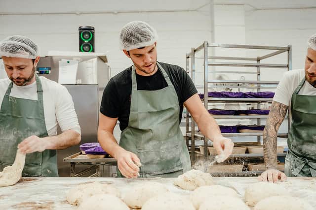 Dave Friday has honed his baking skills in the GBBO tent and at food festivals, but now has the chance to work as a professional baker. Picture: Angela Ward Brown