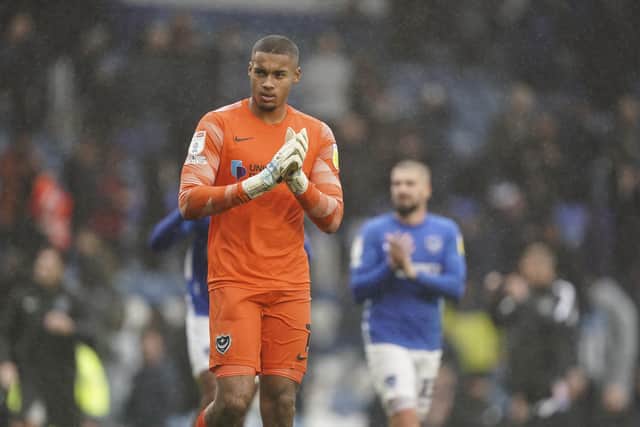 Gavin Bazunu has proven an inspired signing by Danny Cowley, albeit on a season-long loan. Picture: Jason Brown/ProSportsImages