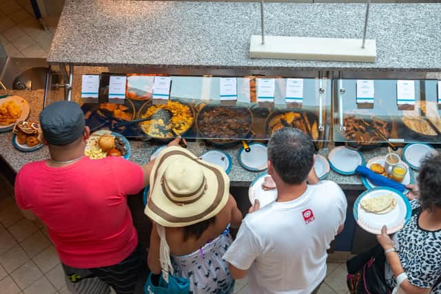 QUEUES: A buffeting in the buffet on a cruise ship Picture: Shutterstock