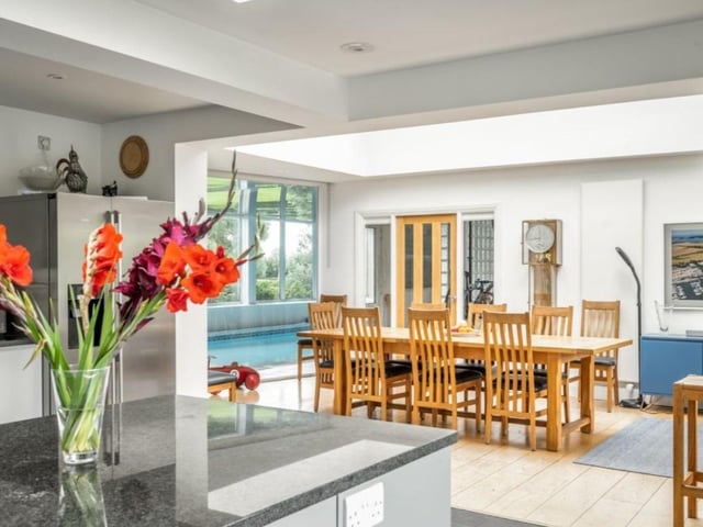 The emphasis has been on creating light and space throughout this stunning home