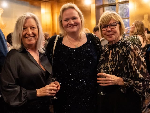 Guests enjoying a welcome drinks reception at The Inspirational Women of Portsmouth Awards 2024