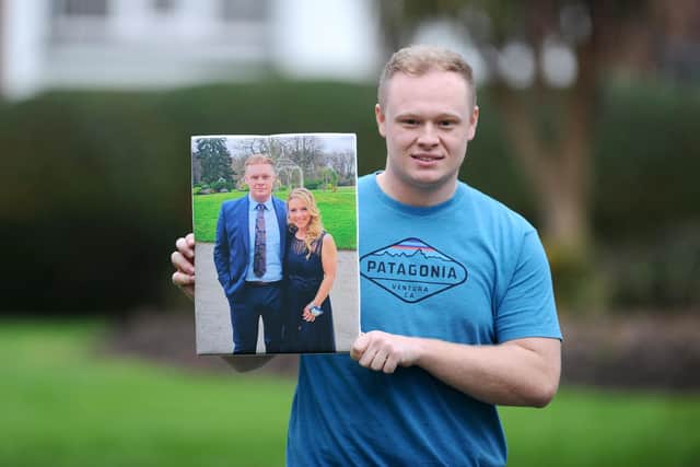 Oakley Crosswell, 23, from Gosport, has set up a JustGiving page to raise money for the nurses working at QA hospital. He was inspired to do so because his fiance, Alice Porter, is a nurse on the respiratory high care ward so he has seen first hand the effect this pandemic is having on nurse morale.

Picture: Sarah Standing (140121-649)