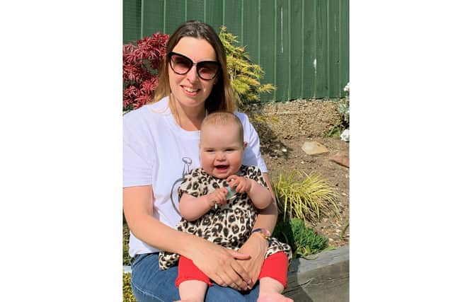 Mental health
Clare Hopper with baby Chloe