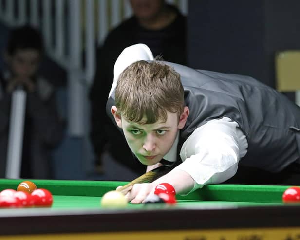 Jamie Wilson produced a 124 clearance for Waterlooville A in the Portsmouth Winter Snooker League. Picture: Matt Huart (WPBSA).