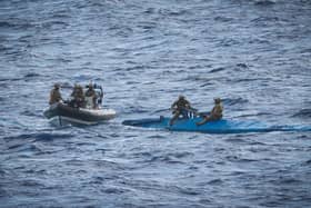 Portsmouth-based HMS Trent seized £160m of cocaine from a narco-sub while operating in the Caribbean Sea.