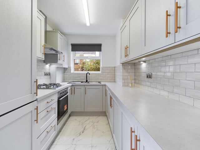 The kitchen at Esslemont Road, Southsea