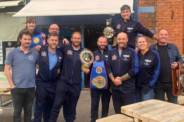 The victorious team who travelled to Germany