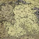 This map of Hampshire was drawn up by novelist Chris Birse, in the same style used by J.R.R. Tolkien. Picture: Chris Birse