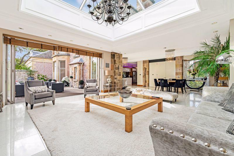 Lounge and dining area.