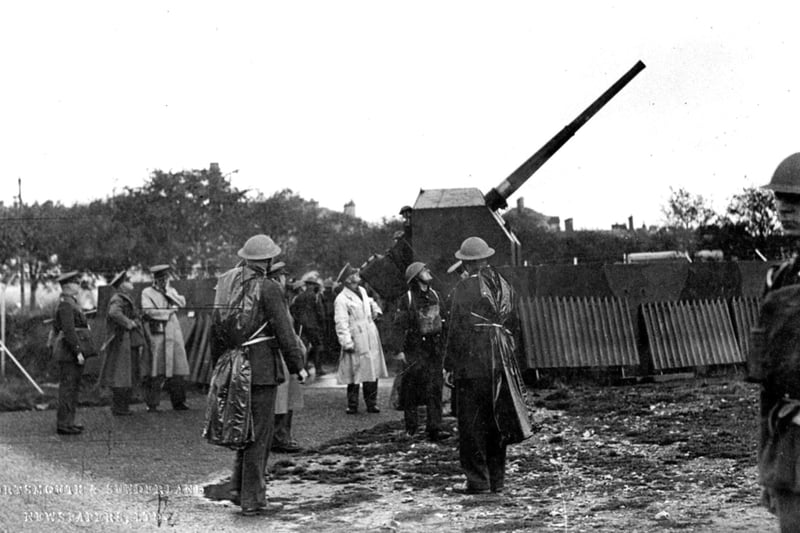 The 214 Battery during the units time on Southsea Common.