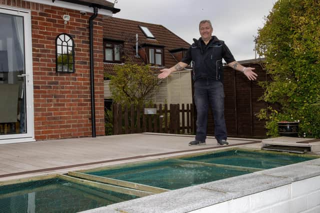 John Cowey, owner of Home Services Inside and Out, will soon be making the new venture his full time job. Photos by Alex Shute