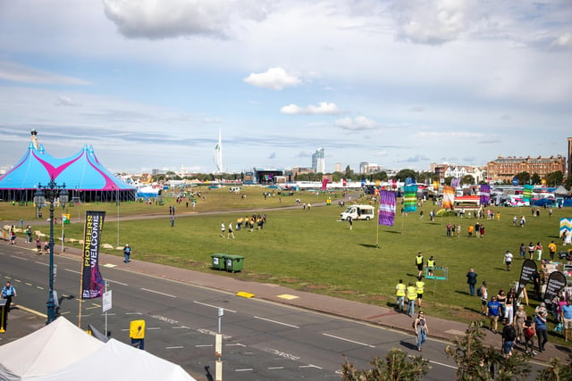 Victorious Festival gets under way this Friday as revellers begin to enter the site.Pictured - Victorious Festival on Friday morningPhotos by Alex Shute