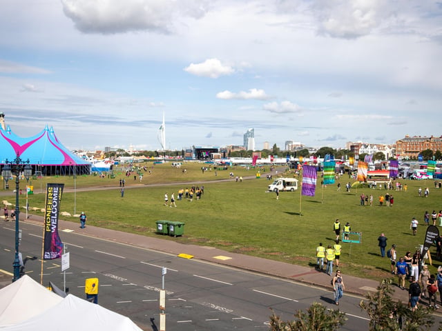 Victorious Festival gets under way this Friday as revellers begin to enter the site.
Pictured - Victorious Festival on Friday morning
Photos by Alex Shute