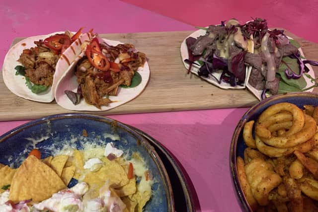Food at Bonitas in Southsea.