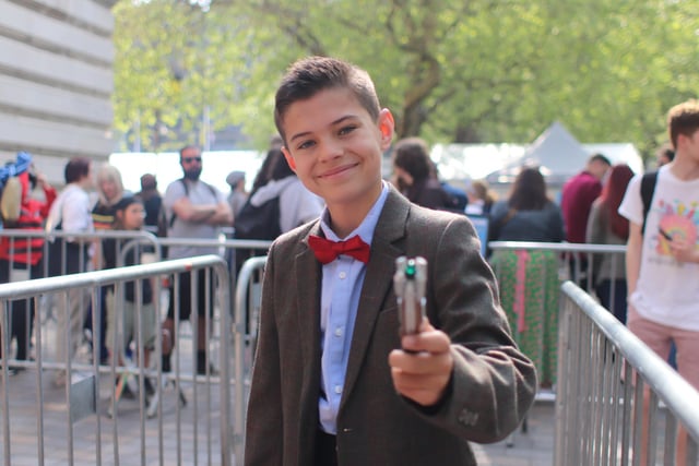 People have been sporting incredible costumes for the first day of Portsmouth Comic Con. Pictured: William Riddell, 11Picture: Habibur Rahman