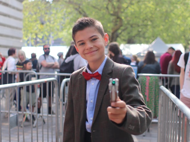 People have been sporting incredible costumes for the first day of Portsmouth Comic Con. Pictured: William Riddell, 11Picture: Habibur Rahman