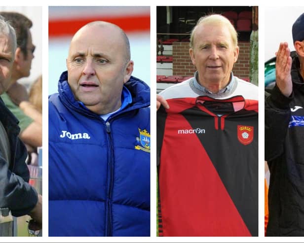 From left - Kevin Ricketts, Louis Bell, John Robson, Graeme Gee