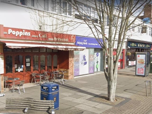 Poppins in Cosham High Street has a 4.6 rating from 225 Google reviews.