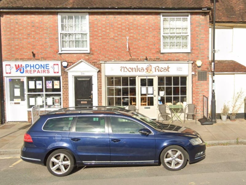 Monks Rest,a cafe at 31 The Square, Titchfield, Fareham was given the maximum score after assessment on September 14, the Food Standards Agency's website shows.