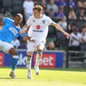 Richard Brindley (left) has been a mainstay of a successful Notts County side since leaving Pompey in September 2019. Picture: Pete Norton/Getty Images