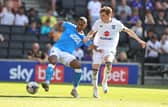 Richard Brindley (left) has been a mainstay of a successful Notts County side since leaving Pompey in September 2019. Picture: Pete Norton/Getty Images