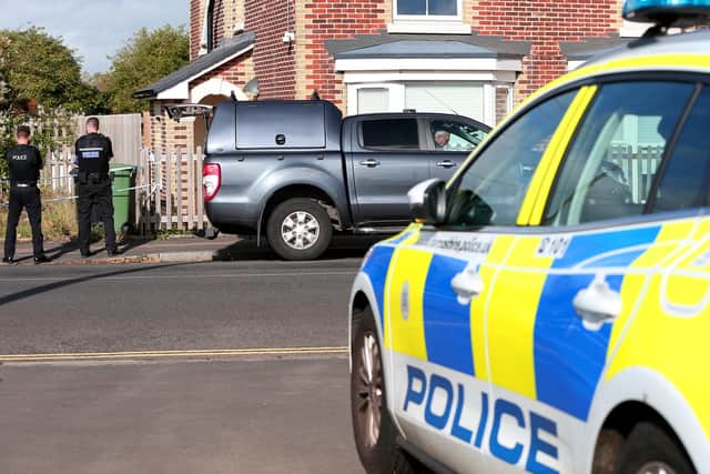 A library shot of police at a crime scene in Tangier Road, Baffins in January 2021.
Picture: Chris Moorhouse   (jpns 201021-)