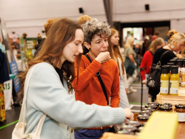 Portsmouth Vegan Festival 2024 drew in hundreds of people who were greeted with a range of vegan stalls and businesses.   Picture:Marcin Jedrysiak