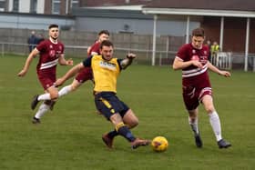 Steve Hutchings struck twice as Moneyfields defeated Paulsgrove 9-2 in a pre-season friendly at Dover Road. Picture: Duncan Shepherd