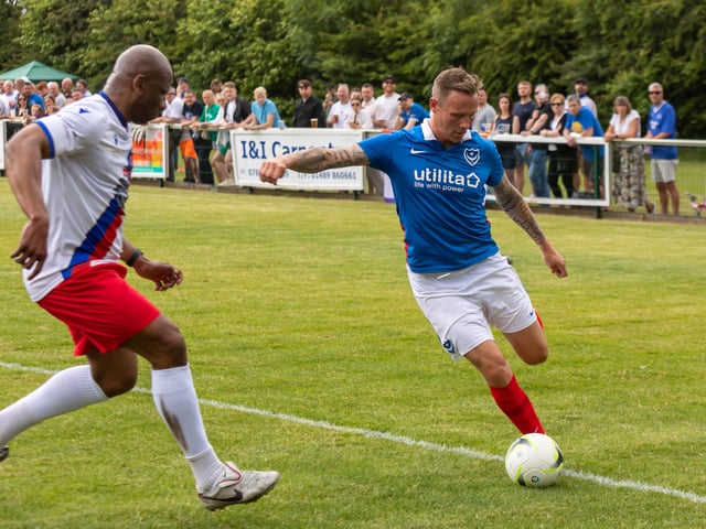 Matty Taylor was on the scoresheet as he proved to be a menace down the left side.