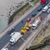 Southern Water has issued an update on how the works are progressing on Eastern Road in Portsmouth. Picture: Marcin Jedrysiak