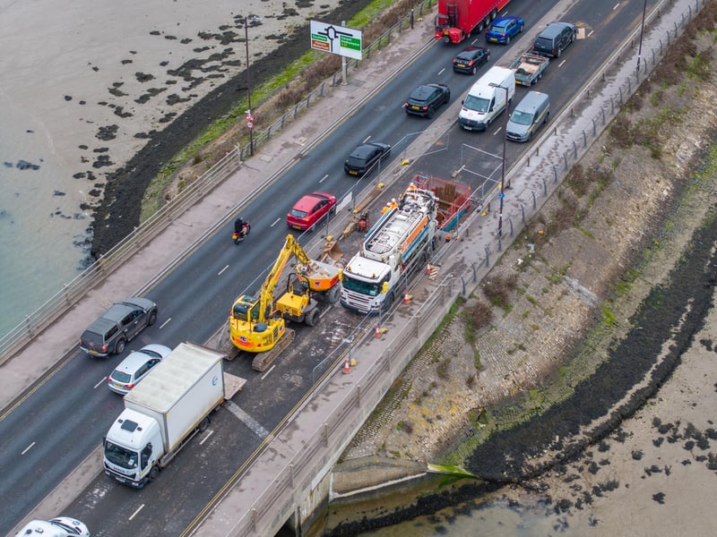 A 500-metre-long sewer which runs along an arterial route through Portsmouth is to be re-lined as part of a £1m solution to a string of disruptive bursts along Eastern Road.
Picture: Marcin Jedrysiak