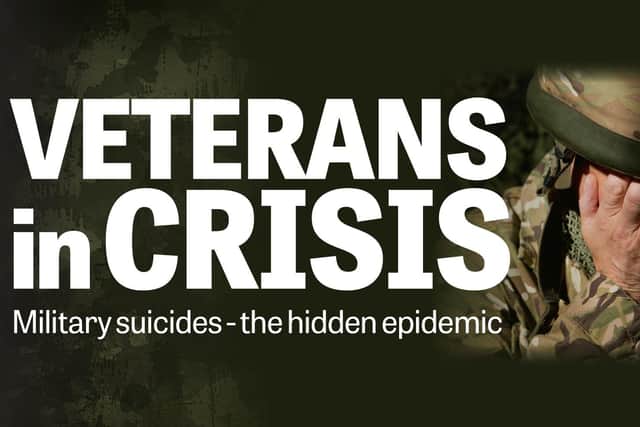 The Veterans in Crisis logo from The News's campaign which began in May, 2018.