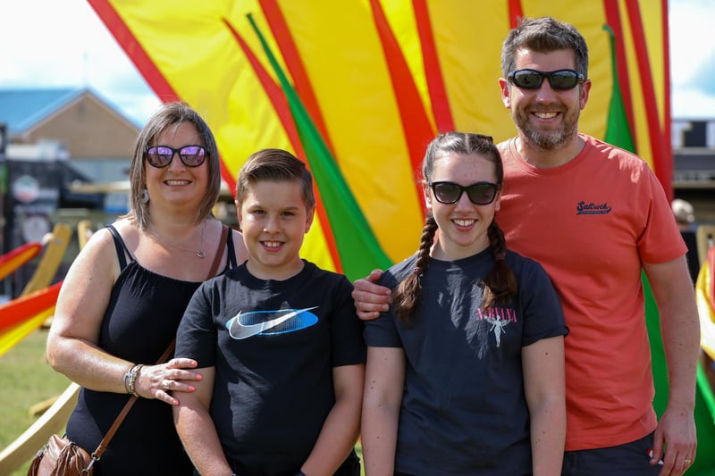 Ruth and Lee Packman with Ethan, 10, and Olivia, 13
Picture: Chris Moorhouse (jpns 270823-012)