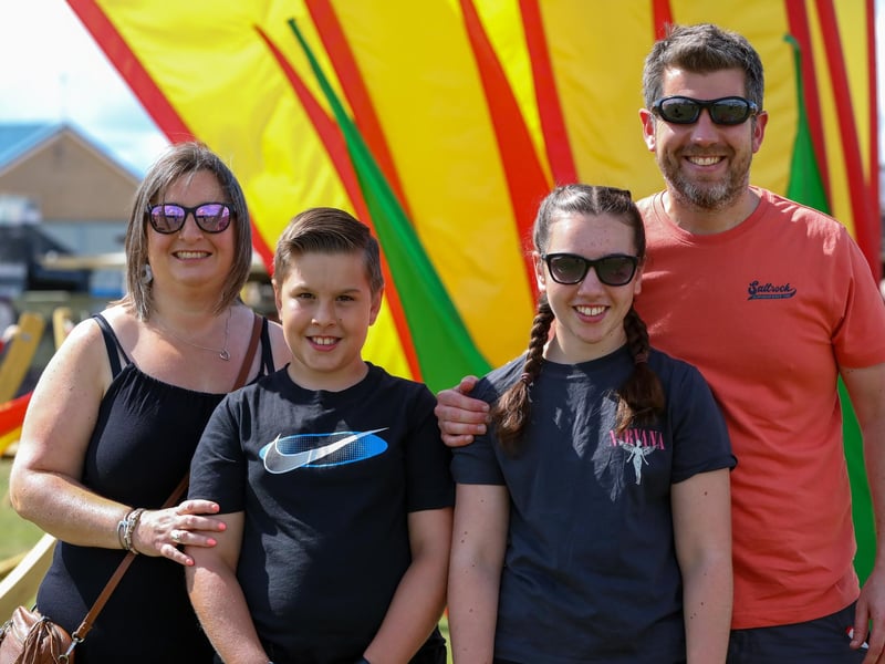 Ruth and Lee Packman with Ethan, 10, and Olivia, 13
Picture: Chris Moorhouse (jpns 270823-012)