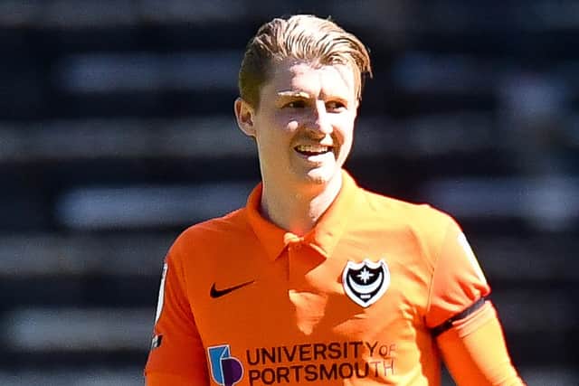 George Byers starts against Bristol Rovers today.