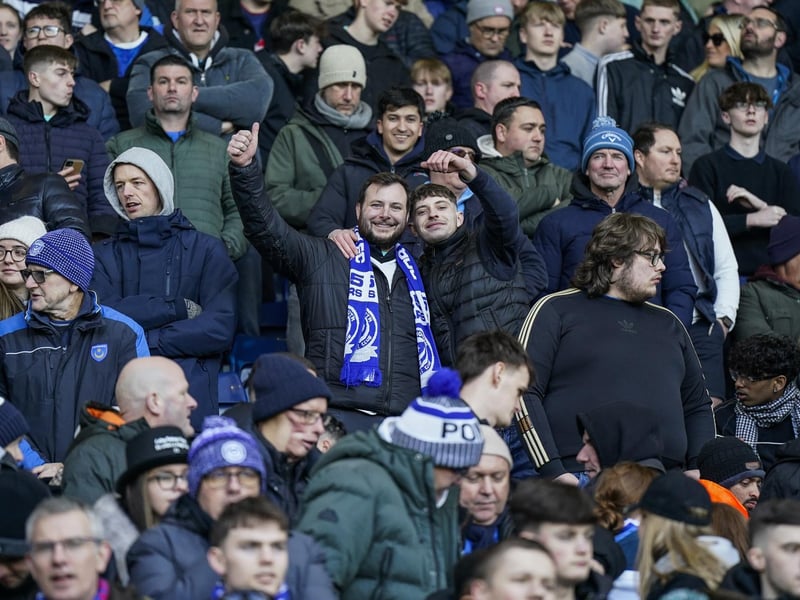 Enjoying Pompey's first trip to West Brom in more than 16 years.