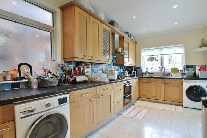 The listing says: "Four double bedrooms & off road parking! Jeffries & Dibbens are delighted to offer for sale this, comprehensive, four double bedroom, extended, semi-detached residence in Mayfield Road, North End. 
"Ground floor accommodation comprises open plan living space with two reception rooms leading onto an 18ft fitted kitchen, a conservatory at the rear of the property and a downstairs W.C. To the first floor, you will find three double bedrooms and a four-piece family bathroom. 
"Stairs leading from the first floor landing takes you to a 20ft x 13ft loft conversation/main bedroom complimented with a modern-fitted en-suite." 

This property comes with four bedrooms, two bathrooms and two reception rooms as well as a driveway and a spacious garden. 

This home is situated in Mayfield Road in Portsmouth and it is near public transport links including Hilsea train station. 

This property is also close to College Park Infant School and Mayfield School. 

This home would be an ideal purchase for a family looking to upsize. 

The decor throughout the property is contemporary and modern, making it easy to move straight in without needing any work. 

The property is on the market with Jeffries & Dibbens and for more information, visit the website. 
All of the bedrooms are double rooms and extremely spacious. 
The garden is a good size and it would be perfect for entertaining in the summer.