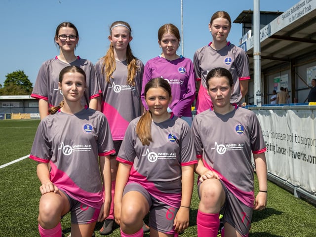 City Ladies Pink U15s. Picture: Alex Shute