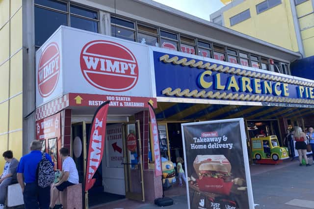 The Dish Detective visited Wimpy at Clarence Pier, Southsea, August 2021