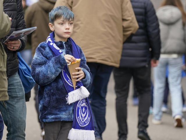 Pompey fans backed their team as they gave it everything against promotion-chasing Burnley at Fratton Park on Saturday.
