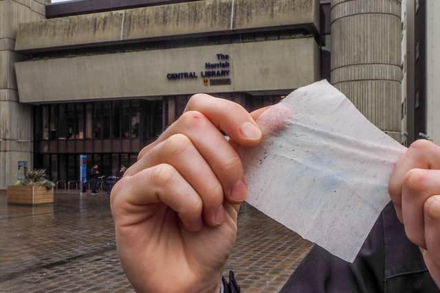 The test came back positive for trace amounts at a toilet in the Central Library, Portsmouth Picture: Habibur Rahman