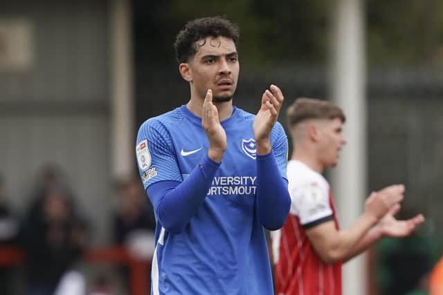 Tyler Walker scored once in 15 Pompey outings.   Picture: Jason Brown
