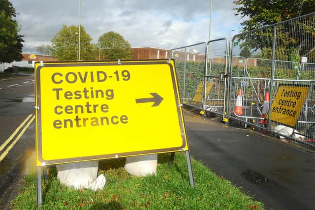The new Covid-19 testing site in Civic Centre Road, Havant.
Picture: Sarah Standing (061020-4962)
