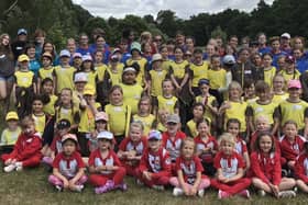 The Guides, Brownies and Rainbows from Gosport on the camp in Shedfield