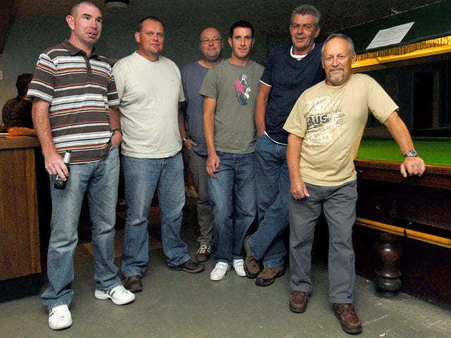 Pictured in 2007 - the Alexandra Bowls Snooker team. Left to right: Matt Sheath, Karl Davies, Adam Howson, Paul Taylor, Alan Freemantle and David Harfield.
