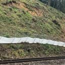 Emergency work to repair a landslip in Farnborough will result in a reduced train service and buses replacing some trains this Sunday [March 24]. Picture contributed