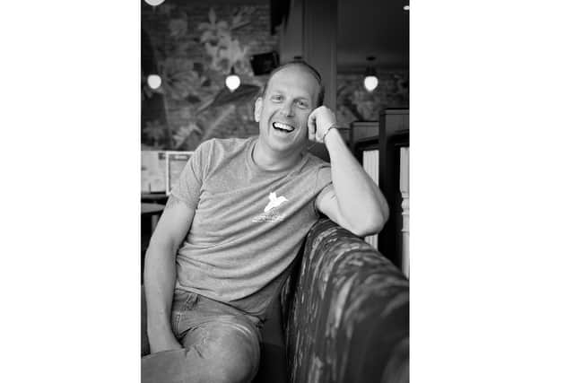 Fareham dad Ian Hurst, founder of We Are Hummingbird, is launching BELIEVE Tuesdays Virtual Festival to promote awareness of mental health. Picture: Claire Kelson/Scott Morgan