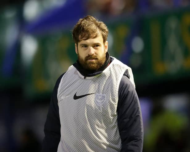 Brett Pitman is among eight members of Pompey's first-team squad who are out of contract this summer. Picture: Robin Jones/Getty Images