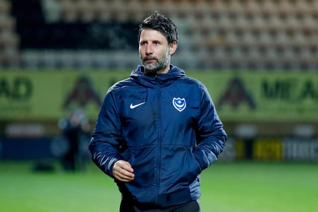 Danny Cowley believes Pompey didn’t learn the lessons from their ‘inconsistent’ performance at Exeter, in last night’s loss to Cambridge.   Picture: Simon Davies/ProSportsImages